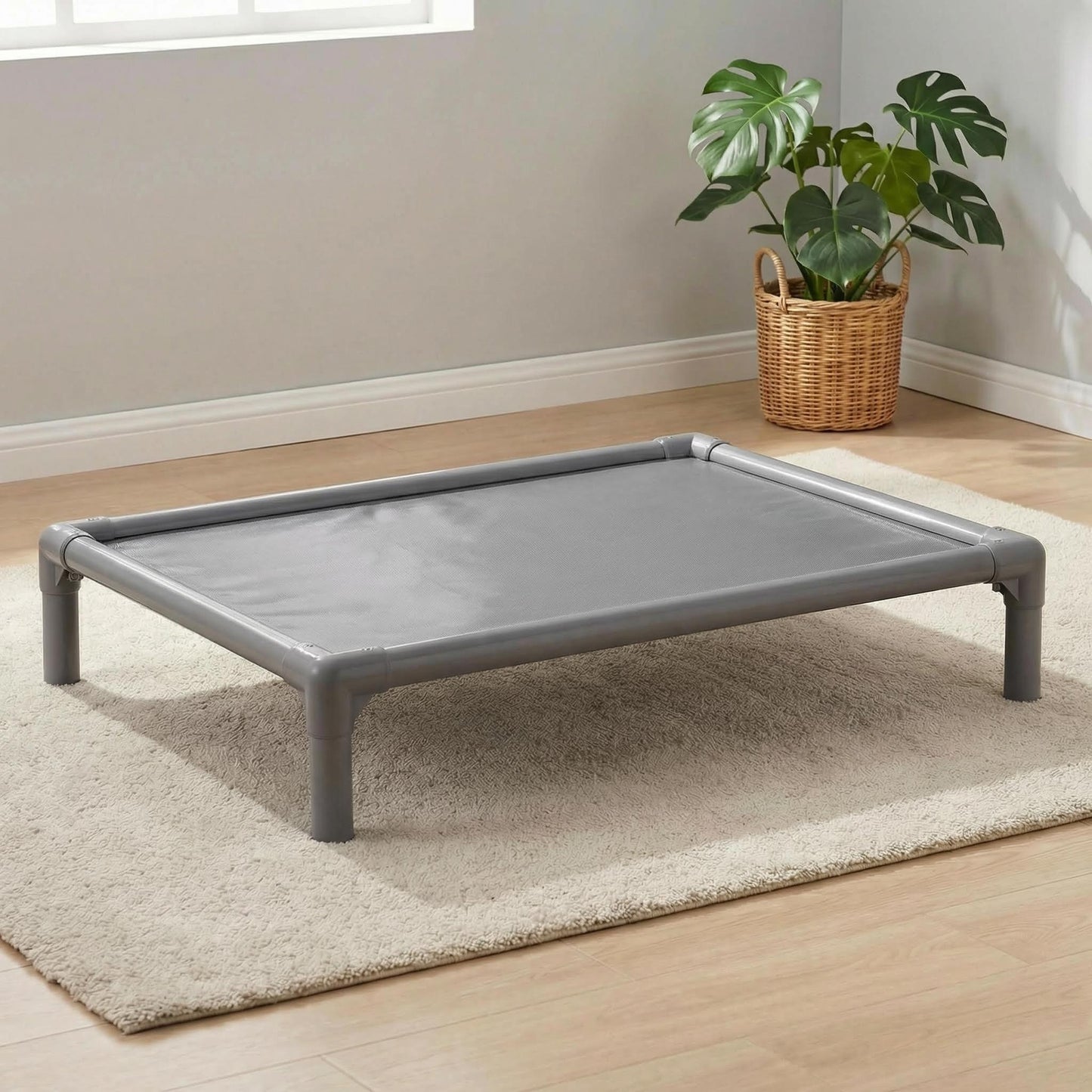 Aluminum Elevated Dog Bed (Waterproof PVC Surface)