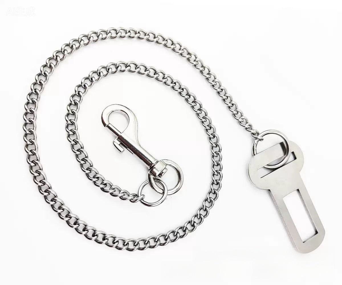 Steel Pet Seat Belt Chain